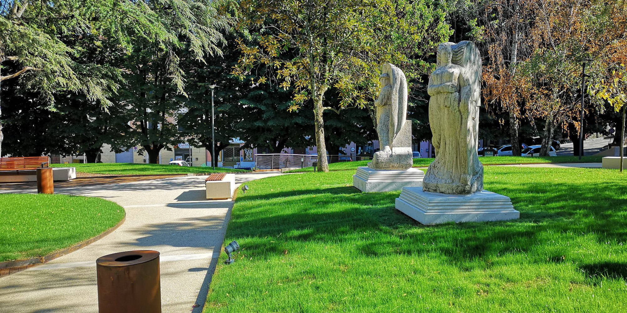 Verde, illuminazione e area giochi: riaperti i nuovi giardini pubblici Orosei a Marsciano