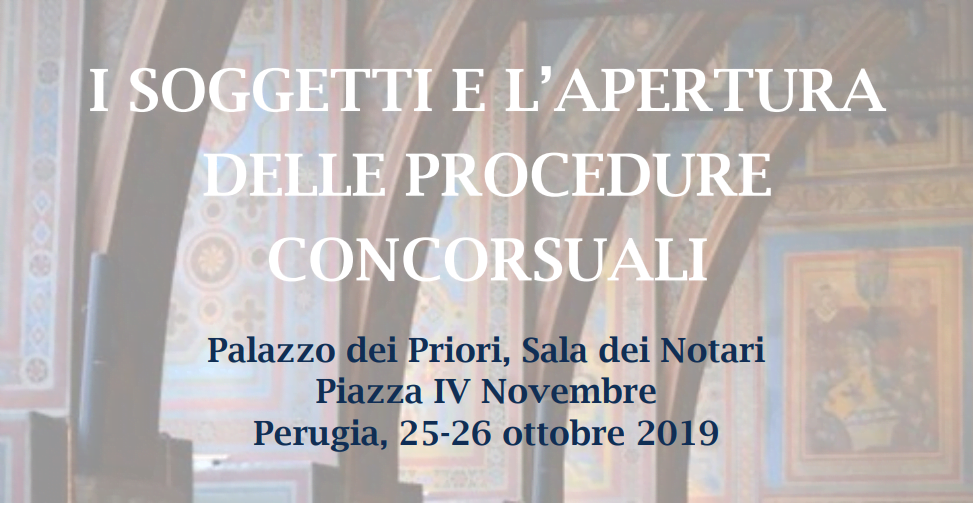 Il nuovo Codice della crisi d’impresa, convegno nazionale a Perugia