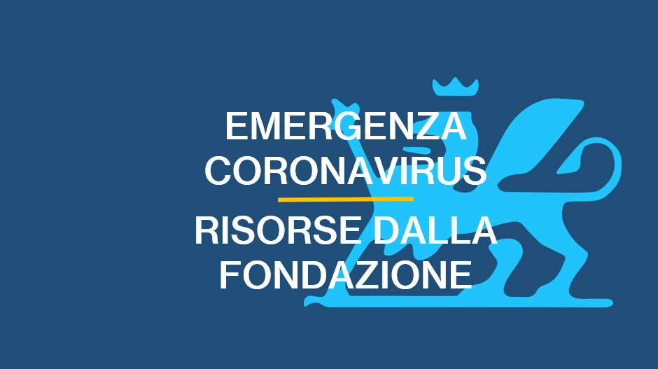 La Fondazione dona macchinari e strumenti di protezione agli ospedali del territorio per l’emergenza coronavirus